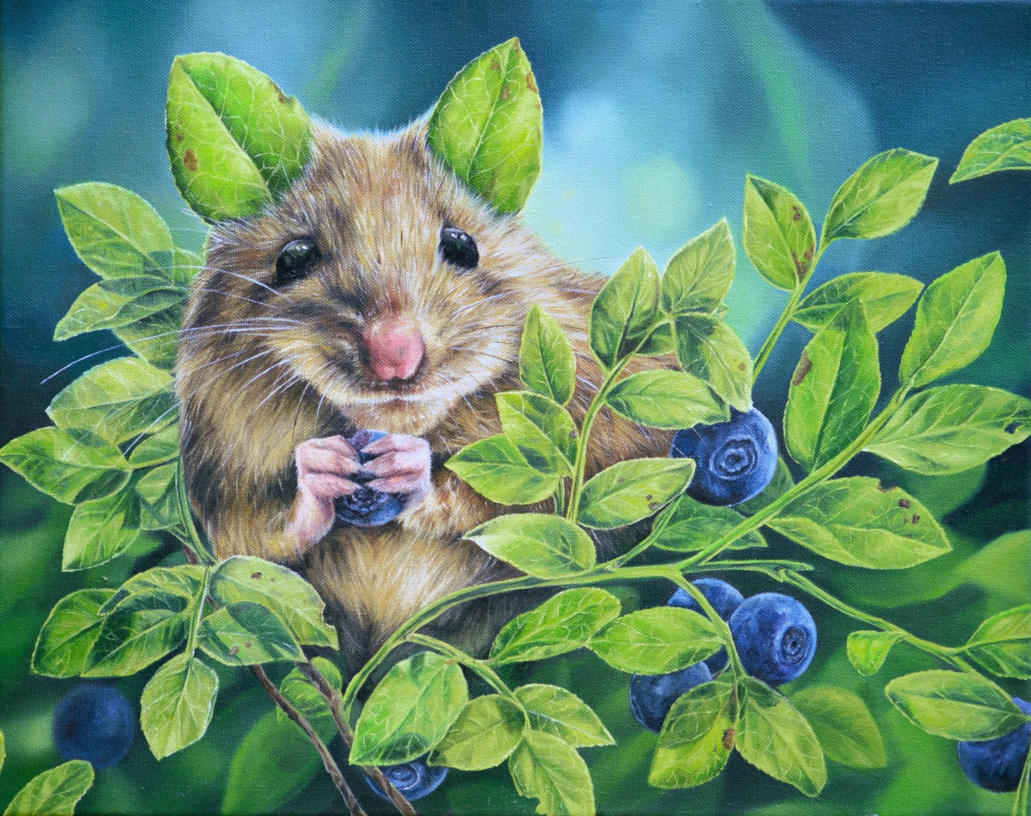 Marlou Jaspers Art Oil painting Nature's Sweetness